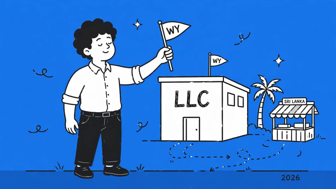 How to Form a Wyoming LLC from Sri Lanka (2026)